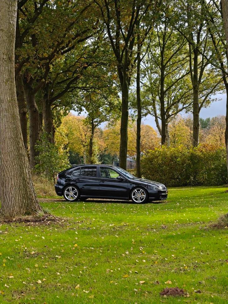 Seat Leon 1.8 20VT 132KW 2005 Zwart, Auto's, Seat, Particulier, Leon, ABS, Airbags, Airconditioning, Bluetooth, Boordcomputer