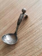 Antieke zilveren lepel met figuur, Ophalen of Verzenden