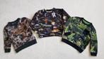 Mooie WE sweater met jungle print mt 98-104., Verzenden, Trui of Vest, Zo goed als nieuw, Jongen