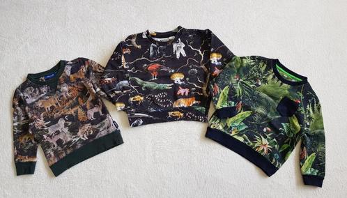 Mooie WE sweater met jungle print mt 98-104., Kinderen en Baby's, Kinderkleding | Maat 98, Zo goed als nieuw, Jongen, Trui of Vest