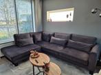 Hoekbank antraciet/zwart - Zo goed als nieuw!, Huis en Inrichting, Ophalen, 250 tot 300 cm, Hoekbank, Zo goed als nieuw