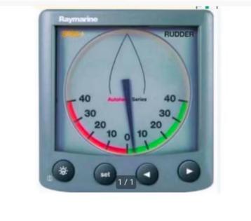 Raymarine ST60+ rudder roerstand instrument nieuwstaat beschikbaar voor biedingen