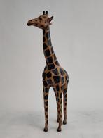Vintage lederen giraffe leren giraf, Ophalen of Verzenden