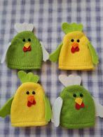 Set 4 x eierwarmer kuiken - nieuwstaat, Ophalen of Verzenden, Zo goed als nieuw