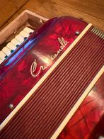 Cruecanelli accordeon, Muziek en Instrumenten, Gebruikt, 80-bas, Toetsaccordeon, Met koffer
