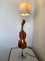 Unieke Vioollamp - Eyecatcher!, Ophalen of Verzenden, Gebruikt, Metaal, 50 tot 75 cm