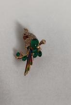 Papegaai broche, Overige materialen, 4 tot 7 cm, Overige kleuren, Nieuw