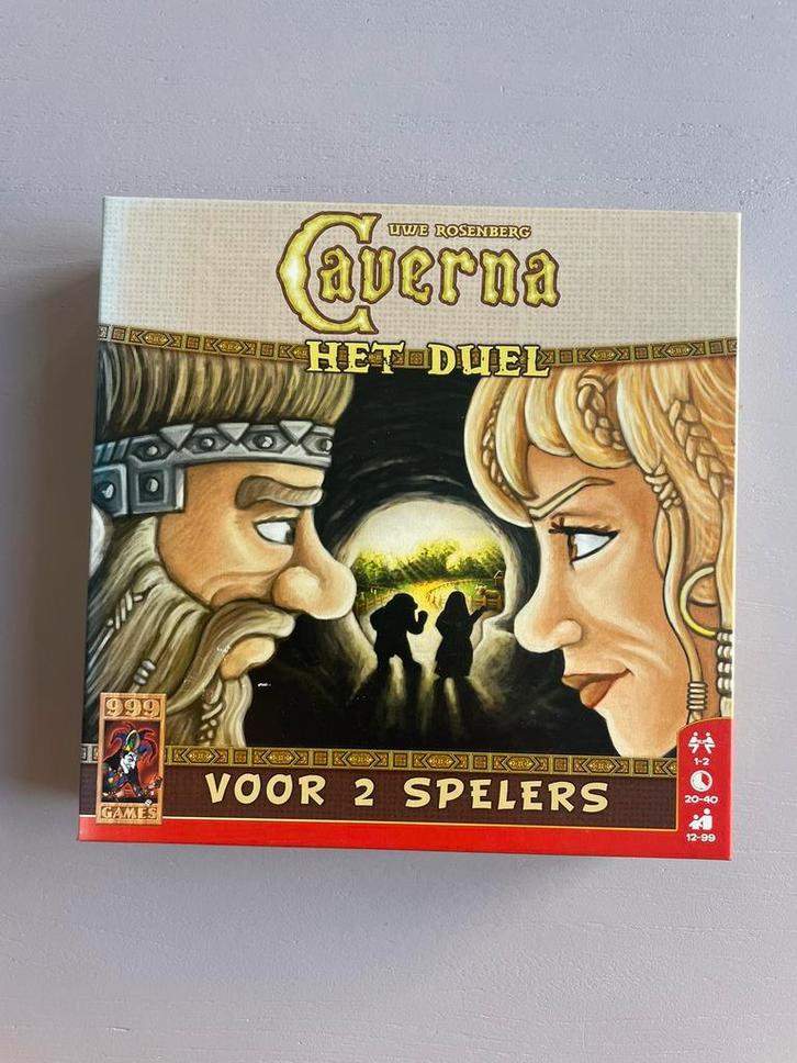 Caverna: Het Duel, Hobby en Vrije tijd, Gezelschapsspellen | Bordspellen, Zo goed als nieuw, Een of twee spelers, Ophalen of Verzenden
