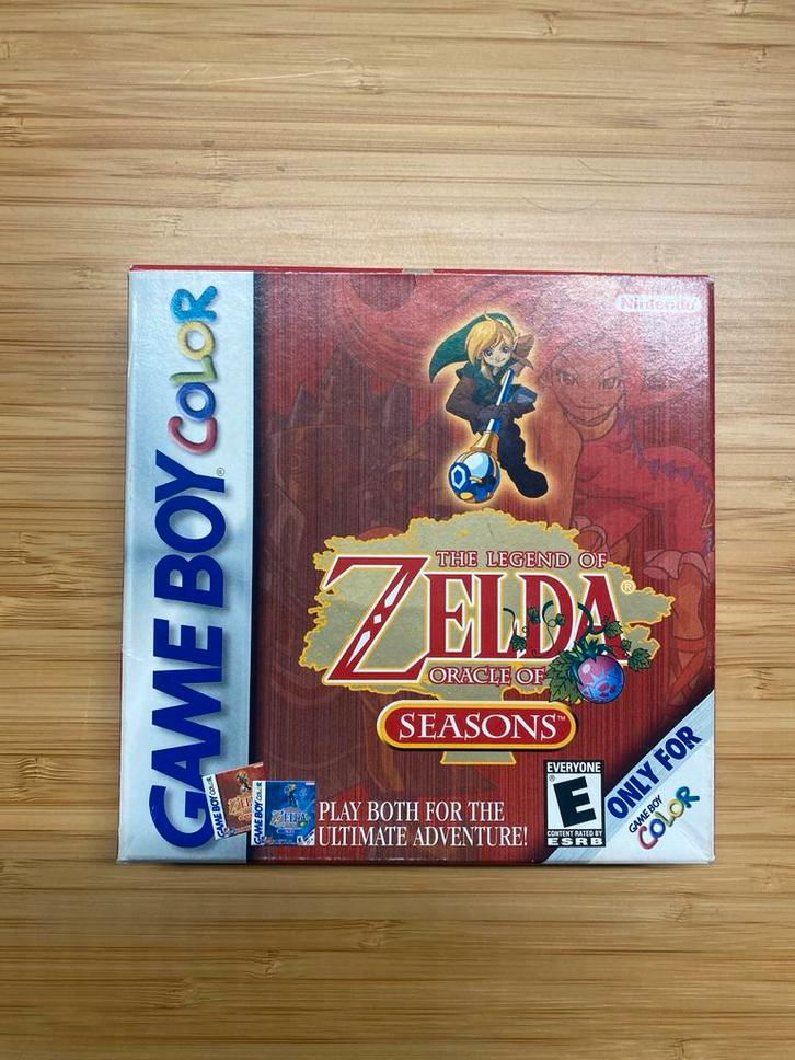 Zelda Oracle of Seasons GBC NTSC, Spelcomputers en Games, Games | Nintendo Game Boy, Zo goed als nieuw, Avontuur en Actie, 1 speler