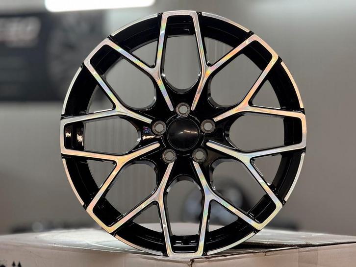 NIEUW 17" DMR510 Velgen 5x100 Pastop Volkswagen Polo Ibiza, Auto-onderdelen, Banden en Velgen, Velg(en), 17 inch, Personenwagen