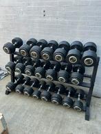 Dumbell set 18 t/m 40kg in stappen van 2kg, Sport en Fitness, Fitnessmaterialen, Ophalen, Zo goed als nieuw, Benen, Dumbbell