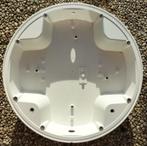 Wit metalen plantenbak, Tuin, Minder dan 30 cm, Minder dan 60 cm, Rond