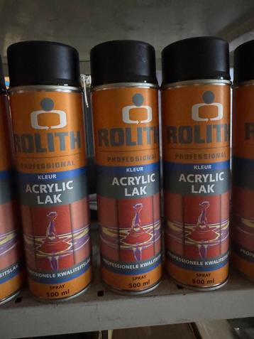 Rolith Acrylic Lak – Spuitbus 500 ml 10stk beschikbaar voor biedingen