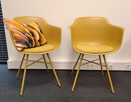 Nolon Noa-Liz Kuipstoel met  Zitkussen (3 stuks), Huis en Inrichting, Stoelen, Zo goed als nieuw, Eén, Kunststof, Zwart, Ophalen