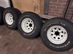 Set velgen met banden Toyota Landcruiser BF Goodrich, Ophalen, Overige, Gebruikt, 15 inch