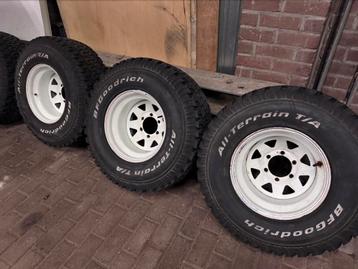 Set velgen met banden Toyota Landcruiser BF Goodrich beschikbaar voor biedingen