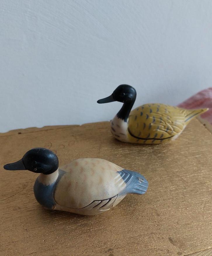 Vintage puntenslijper set Mallard Duck eend Hong Kong, Antiek en Kunst, Antiek | Speelgoed, Ophalen