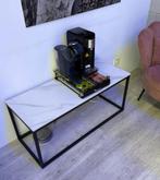 Bijzettafel steen, Ophalen, Zo goed als nieuw, 25 tot 50 cm, Rechthoekig