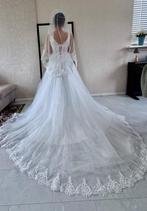 Trouw jurk, Maat 38/40 (M), Wit, Ophalen of Verzenden, Onder de knie