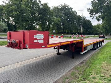Van Hool 3 ass semiedieplader (bj 1989) beschikbaar voor biedingen