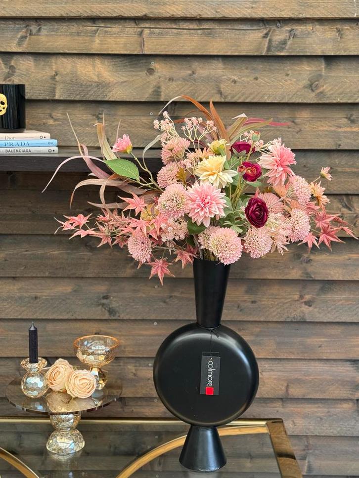 Zijden Boeket - Hoogwaardige Kwaliteit, Huis en Inrichting, Woonaccessoires | Vazen, Nieuw, Overige kleuren, 75 cm of meer, Overige materialen