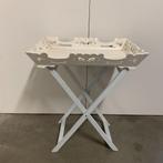 Butlertray - 63 x 45cm – white wash - handgemaakt- TTM Wonen, Nieuw, Rechthoekig, Ophalen of Verzenden, Hout