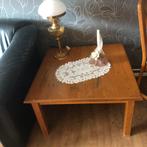 Licht eiken bijzettafel, Huis en Inrichting, Tafels | Salontafels, Gebruikt, 50 tot 100 cm, Minder dan 50 cm, Eikenhout