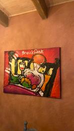 Schilderij bed and breakfast, Ophalen