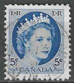 Canada 1954 - Yvert 271 - Koningin Elisabeth II (ST), Verzenden, Gestempeld, Noord-Amerika