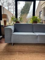 Mooie vesta blauwe 3-zits bank, Ophalen, Driepersoons, 75 tot 100 cm, Zo goed als nieuw