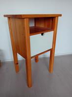 Stevige, Houten Nachtkastje - Opknapper, Ophalen, Gebruikt, Minder dan 45 cm, Minder dan 55 cm
