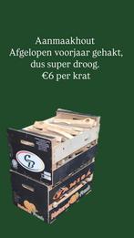 Aanmaakhout kachelhout stookhout, Tuin en Terras, Haardhout, Minder dan 3 m³, Ophalen