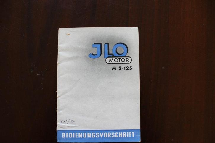 JLO M 2-125 bedienungs vorschrift 250cc twin Sparta ???, Motoren, Handleidingen en Instructieboekjes, Overige merken, Verzenden