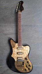 Framus Strato de Luxe 60s black/gold vintage gitaar, Muziek en Instrumenten, Elektrische gitaar, Zo goed als nieuw, Ophalen