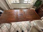Mahonie houten uitschuifbare tafel, Huis en Inrichting, Tafels | Eettafels, Ophalen, Gebruikt, 50 tot 100 cm, Vijf personen of meer