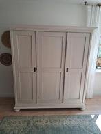 Geloogd grenen kast in de kleur Rustoleum Jute, Ophalen, Gebruikt, 70 tot 120 cm, 170 cm of meer