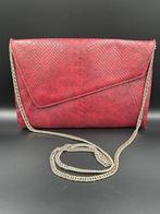 C&A Bordeauxrode Crossbody Tas – 28x19 cm – 100% Polyester, Ophalen of Verzenden, Zo goed als nieuw, Rood, Overige merken