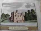 11 / Haarlem Huis Berkenrode gekleurd kopergravure 1736, Antiek en Kunst, Ophalen of Verzenden