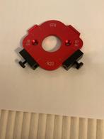 Freesmal - Sjabloon - Hoekradius - 10 - 15 - 20 - 25 mm., Ophalen of Verzenden, Nieuw, Elektrisch