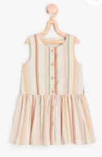 NIEUWSTAAT h&m linnen zara regenboog jurk 122 ☘️, Meisje, H&M, Nieuw, Ophalen of Verzenden
