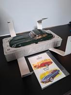 Jaguar E-type 1961 br.racing green - Norev 1/12, Ophalen of Verzenden, Zo goed als nieuw, Auto