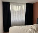 Kwantum vitrage Sien wit en overgordijnen Mila antraciet, Huis en Inrichting, Ophalen of Verzenden, Zo goed als nieuw, Wit, 200 cm of meer