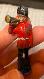 Antieke Britse / Engelse Tinnen soldaat met trompet, Antiek en Kunst, Ophalen of Verzenden