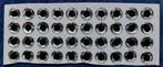 100 stuks zilverkleurig kunstaas ogen van 12mm voor kunstaas, Ophalen, Nieuw, Complete set