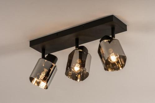 spots rookglas hoekbank tafel keuken bed plafondlamp 38cm, Huis en Inrichting, Lampen | Spots, Nieuw, Led, Ophalen of Verzenden