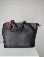 Gianni Chiarini Shopper - Zwart Leer, Rode Accenten, Gebruikt, Via della Vigna Vecchia, 27/R, 50122 Firenze FI, Italy, Zwart, Gianni Chiarini
