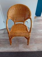 Rotan stoel, Ophalen of Verzenden, Zo goed als nieuw, Bruin, Eén