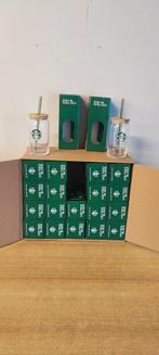Starbucks glas met rietje, Ophalen of Verzenden, Nieuw, Bierglas