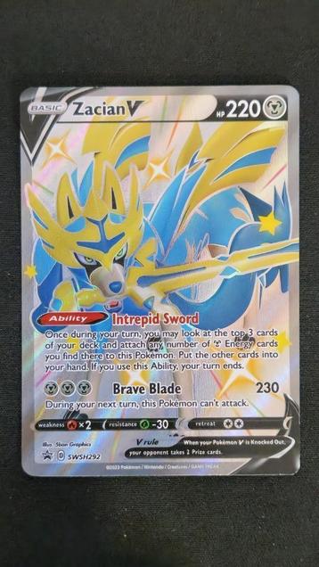 Zacian V (SWSH292) Pokémon kaart beschikbaar voor biedingen