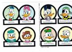 Donald Duck Stickers voor de Stamboomposter - 1995, Verzamelen, Ophalen of Verzenden